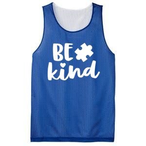 Be Kind Autism Mom Gift Awareness Puzzle Piece Kindness Cool Gift Mesh Reversible Basketball Jersey Tank