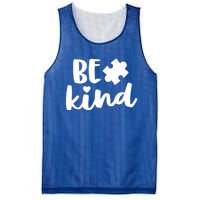 Be Kind Autism Mom Gift Awareness Puzzle Piece Kindness Cool Gift Mesh Reversible Basketball Jersey Tank