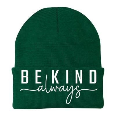 Be Kind Always Women Letter Print Inspirational Knit Cap Winter Beanie