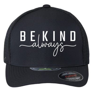 Be Kind Always Women Letter Print Inspirational Flexfit Unipanel Trucker Cap