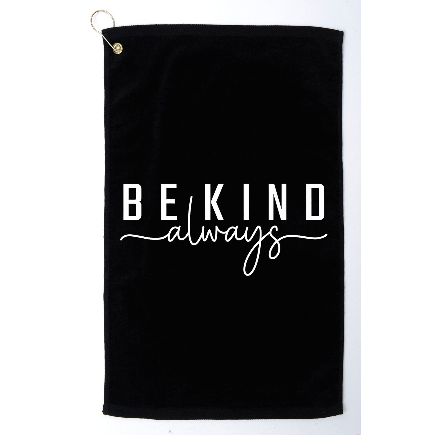 Be Kind Always Women Letter Print Inspirational Golf Towel