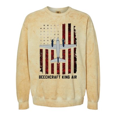 Beechcraft King Air Colorblast Crewneck Sweatshirt