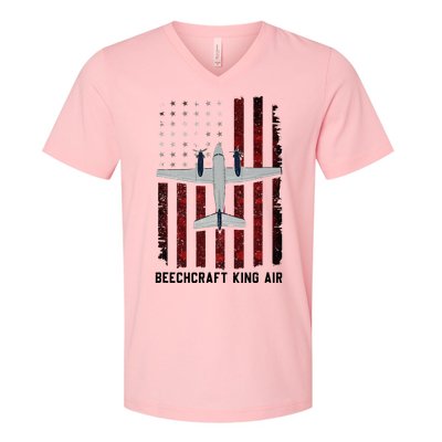 Beechcraft King Air V-Neck T-Shirt