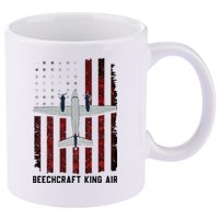 Beechcraft King Air 11oz C Handle Ceramic Mug