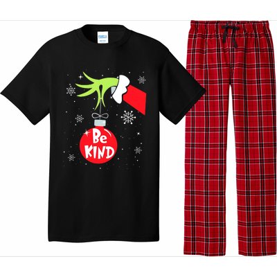 Be Kind At Anytime Teacher Jingle Ball Christmas Grinchmas Pajama Set