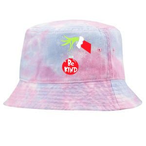 Be Kind At Anytime Teacher Jingle Ball Christmas Grinchmas Tie-Dyed Bucket Hat