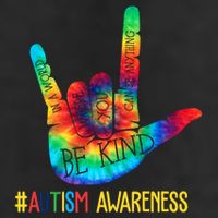Be Kind ASL Love Sign Language Hand Autism Awareness 11oz C Handle Ceramic Mug