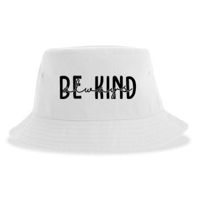 Be Kind Always Quote Sustainable Bucket Hat