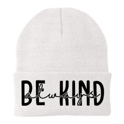 Be Kind Always Quote Knit Cap Winter Beanie