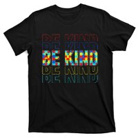 Be Kind Autism Awareness Special Education Autism Teacher T-Shirt