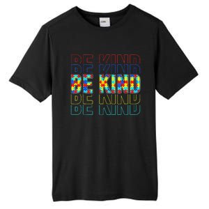 Be Kind Autism Awareness Special Education Autism Teacher Tall Fusion ChromaSoft Performance T-Shirt