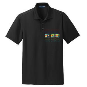 Be Kind Autism Awareness Special Education Autism Teacher Dry Zone Grid Polo