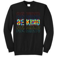 Be Kind Autism Awareness Special Education Autism Teacher Tall Sweatshirt