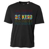 Be Kind Autism Awareness Special Education Autism Teacher Cooling Performance Crew T-Shirt