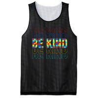 Be Kind Autism Awareness Special Education Autism Teacher Mesh Reversible Basketball Jersey Tank