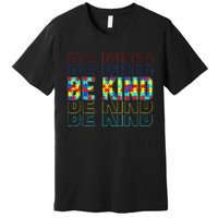 Be Kind Autism Awareness Special Education Autism Teacher Premium T-Shirt