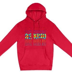 Be Kind Autism Awareness Special Education Autism Teacher Premium Pullover Hoodie