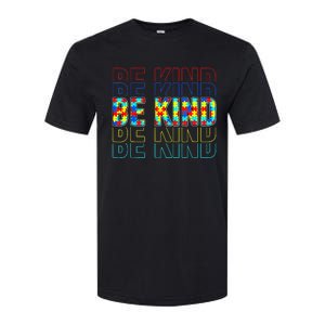 Be Kind Autism Awareness Special Education Autism Teacher Softstyle CVC T-Shirt