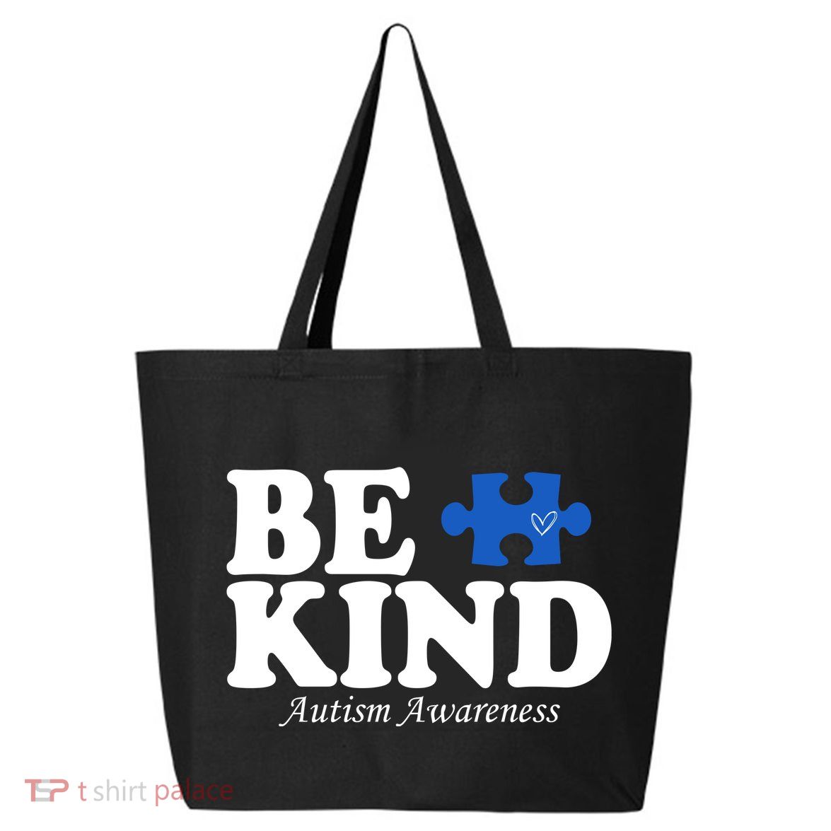 Be Kind Autism Awareness Puzzle 25L Jumbo Tote
