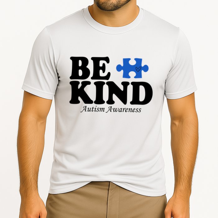 Be Kind Autism Awareness Puzzle Cooling Performance Crew T-Shirt