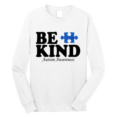Be Kind Autism Awareness Puzzle Long Sleeve Shirt