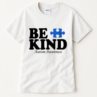 Be Kind Autism Awareness Puzzle Tall T-Shirt