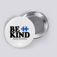 Be Kind Autism Awareness Puzzle Button