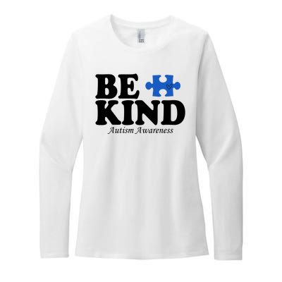 Be Kind Autism Awareness Puzzle Womens CVC Long Sleeve Shirt