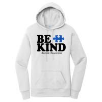 Be Kind Autism Awareness Puzzle Women's Pullover Hoodie