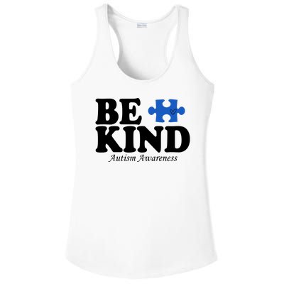 Be Kind Autism Awareness Puzzle Ladies PosiCharge Competitor Racerback Tank