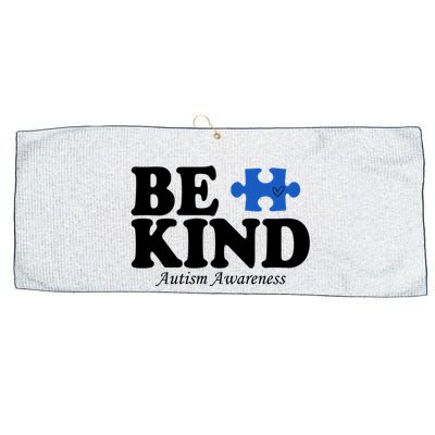 Be Kind Autism Awareness Puzzle Large Microfiber Waffle Golf Towel