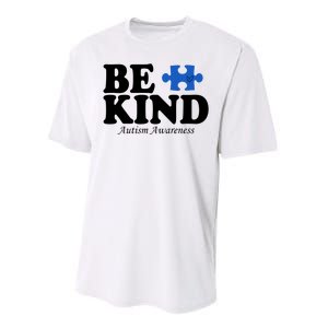 Be Kind Autism Awareness Puzzle Performance Sprint T-Shirt