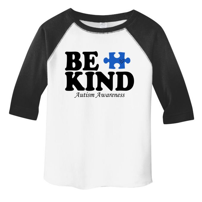 Be Kind Autism Awareness Puzzle Toddler Fine Jersey T-Shirt