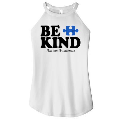 Be Kind Autism Awareness Puzzle Women's Perfect Tri Rocker Tank