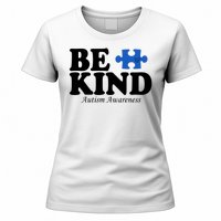 Be Kind Autism Awareness Puzzle Women's T-Shirt