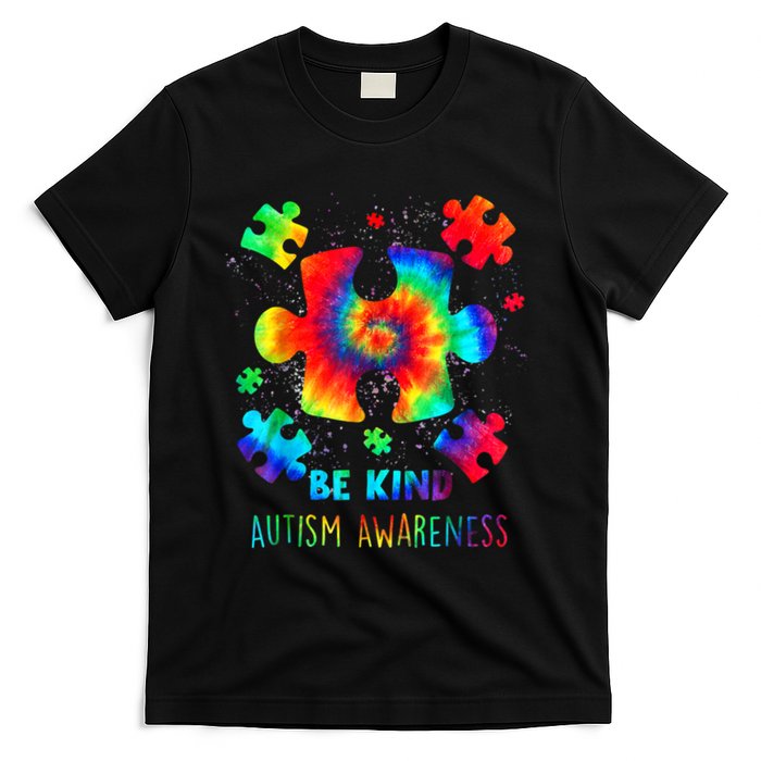 Be Kind Autism Awareness Rainbow T-Shirt