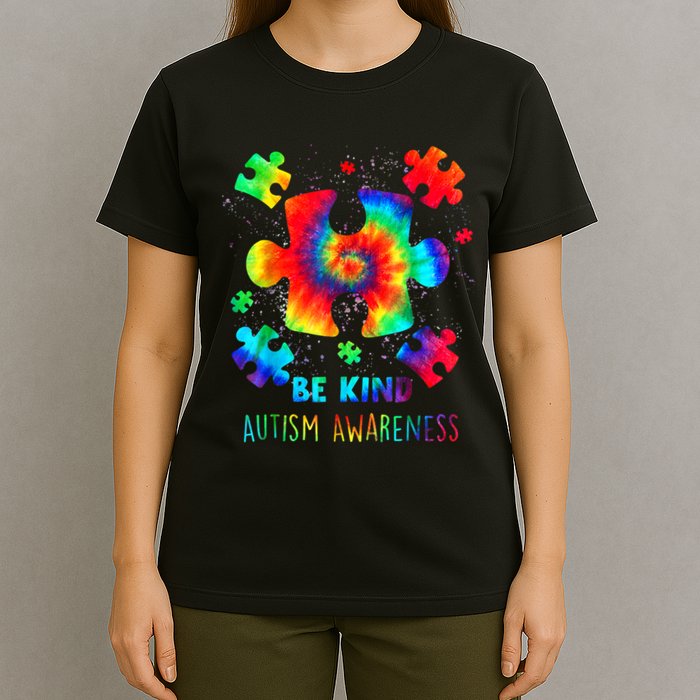 Be Kind Autism Awareness Rainbow T-Shirt