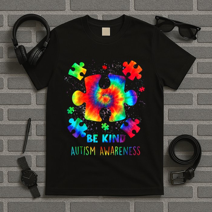 Be Kind Autism Awareness Rainbow T-Shirt