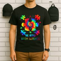 Be Kind Autism Awareness Rainbow T-Shirt