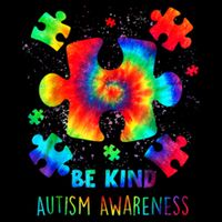 Be Kind Autism Awareness Rainbow T-Shirt