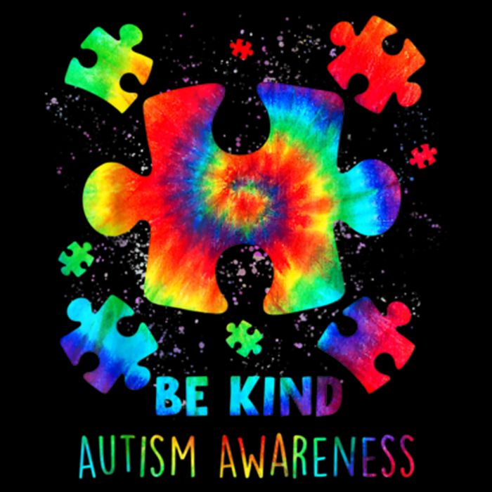 Be Kind Autism Awareness Rainbow T-Shirt
