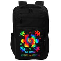 Be Kind Autism Awareness Rainbow Impact Tech Backpack