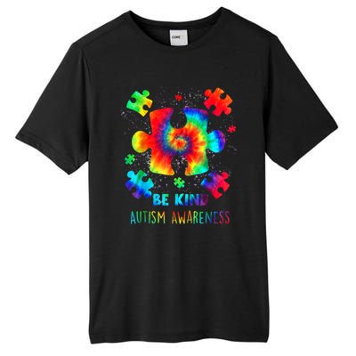 Be Kind Autism Awareness Rainbow Tall Fusion ChromaSoft Performance T-Shirt