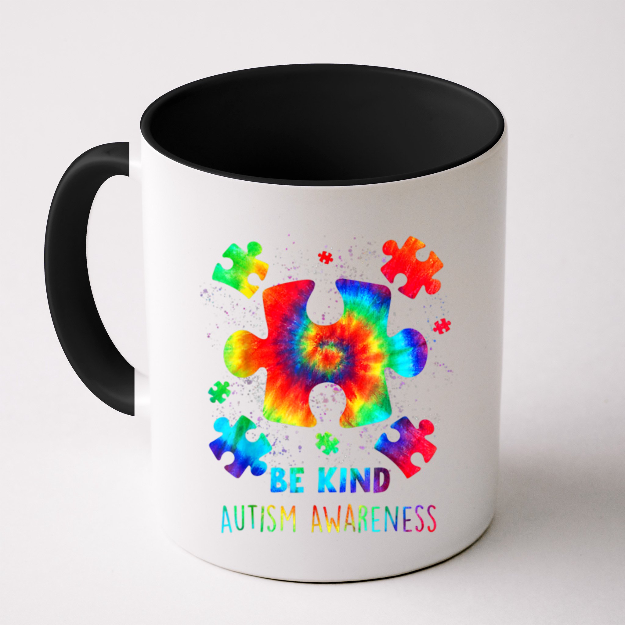 Be Kind Autism Awareness Rainbow Mug