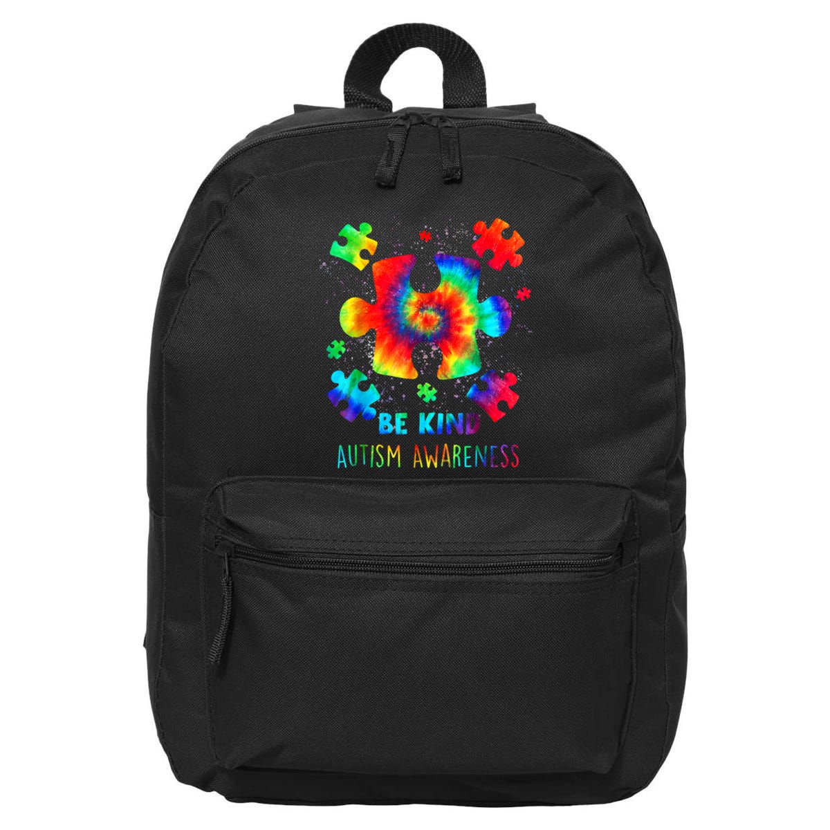 Be Kind Autism Awareness Rainbow 16 in Basic Backpack