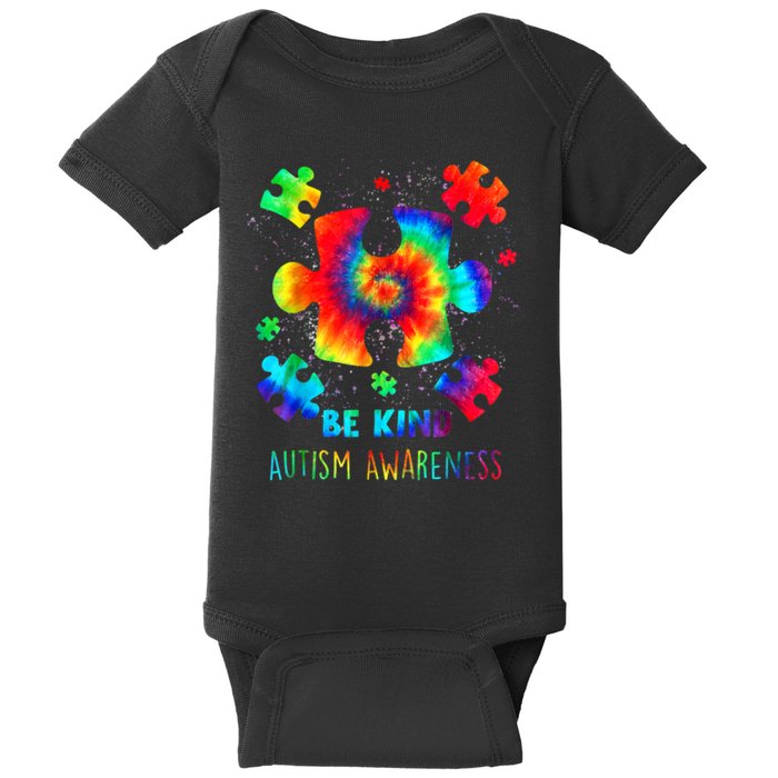 Be Kind Autism Awareness Rainbow Baby Bodysuit