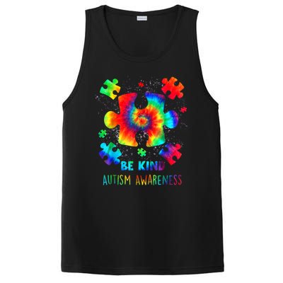 Be Kind Autism Awareness Rainbow PosiCharge Competitor Tank