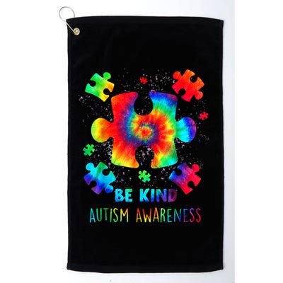 Be Kind Autism Awareness Rainbow Golf Towel