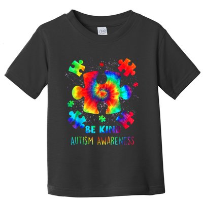 Be Kind Autism Awareness Rainbow Toddler T-Shirt