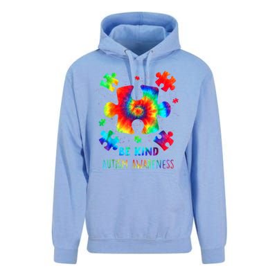 Be Kind Autism Awareness Rainbow Unisex Surf Hoodie